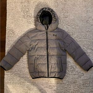 Under Armour Charcoal Hooded Coat